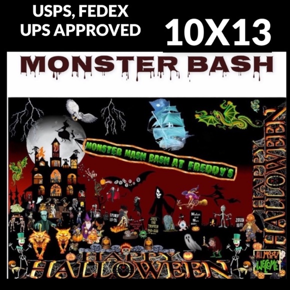 25 10x13 Poly Mailers Halloween Shipping Envelopes PRICE IS FIRM Monster Fall - Picture 10 of 11
